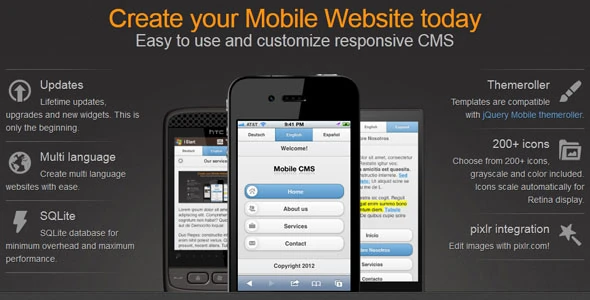Mobile CMS, verkoopbanner, 2012
